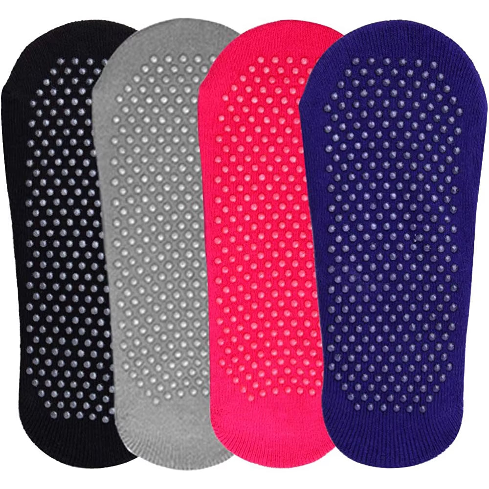 Backless Non-Slip Pilates & Yoga Socks – Barefoot Grip Socks for Women’s Workout, Dance & Gym