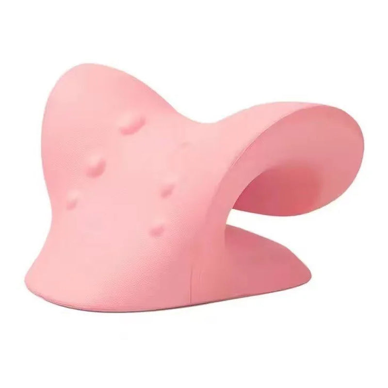 Neck & Shoulder Stretcher – Cervical Traction Pillow for Pain Relief, Spine Alignment & Muscle Relaxation