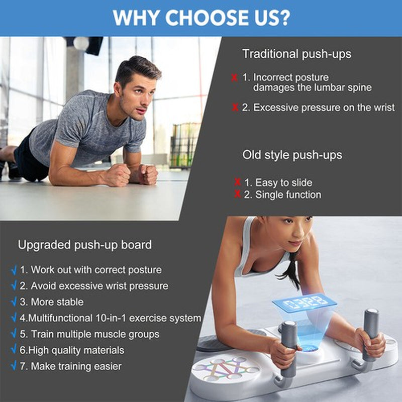 Portable Push-Up Board™ – Full Body Core & Strength Training System