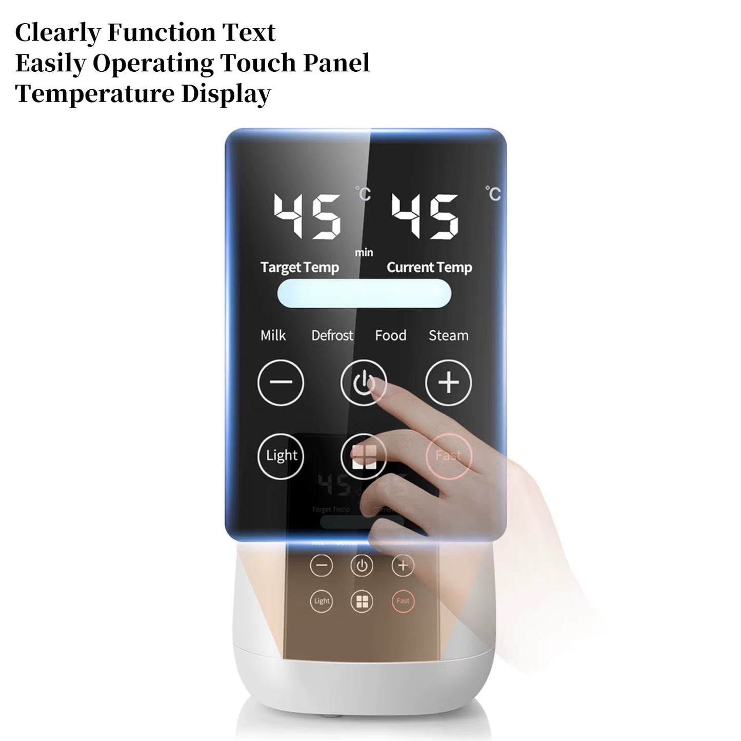 Baby Bottle Warmer Multi Function Fast Heating Baby Accessories Food Milk Warmer Sterilizer with Accurate Temperature Control