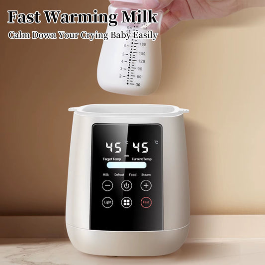 Baby Bottle Warmer Multi Function Fast Heating Baby Accessories Food Milk Warmer Sterilizer with Accurate Temperature Control